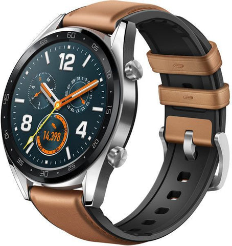 Смарт-часы HUAWEI Watch GT Classic FTN-B19, 1.4", серый / коричневый